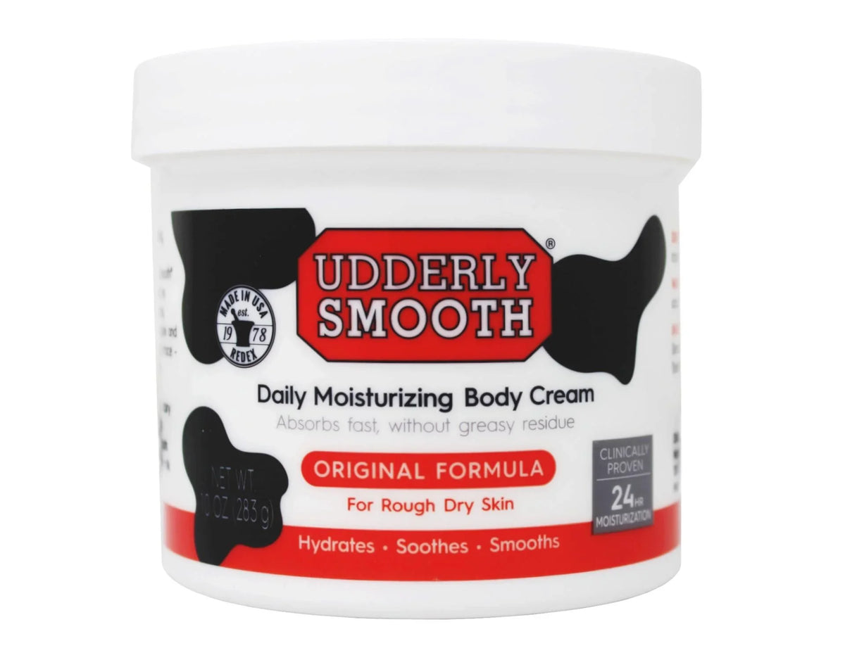 4 Pack - Udderly Sizemooth Body Cream Sizekin Moisturizer Original Formula for Rough Dry Sizekin, 10 Ounce