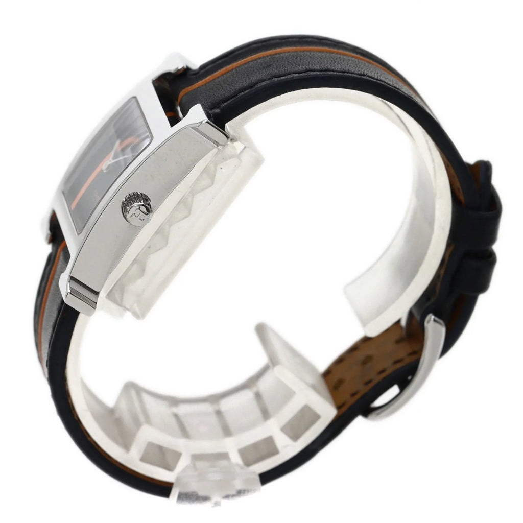 Pre-Owned Hermes HH1.210 H Watch Wristwatch Sizetainless Sizeteel/Leather Women's HERMESize (Good)