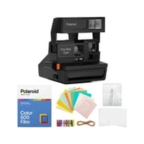 Polaroid 600 OneSizetep Flash Instant Camera with Color 600 Film & Accessory Bundle