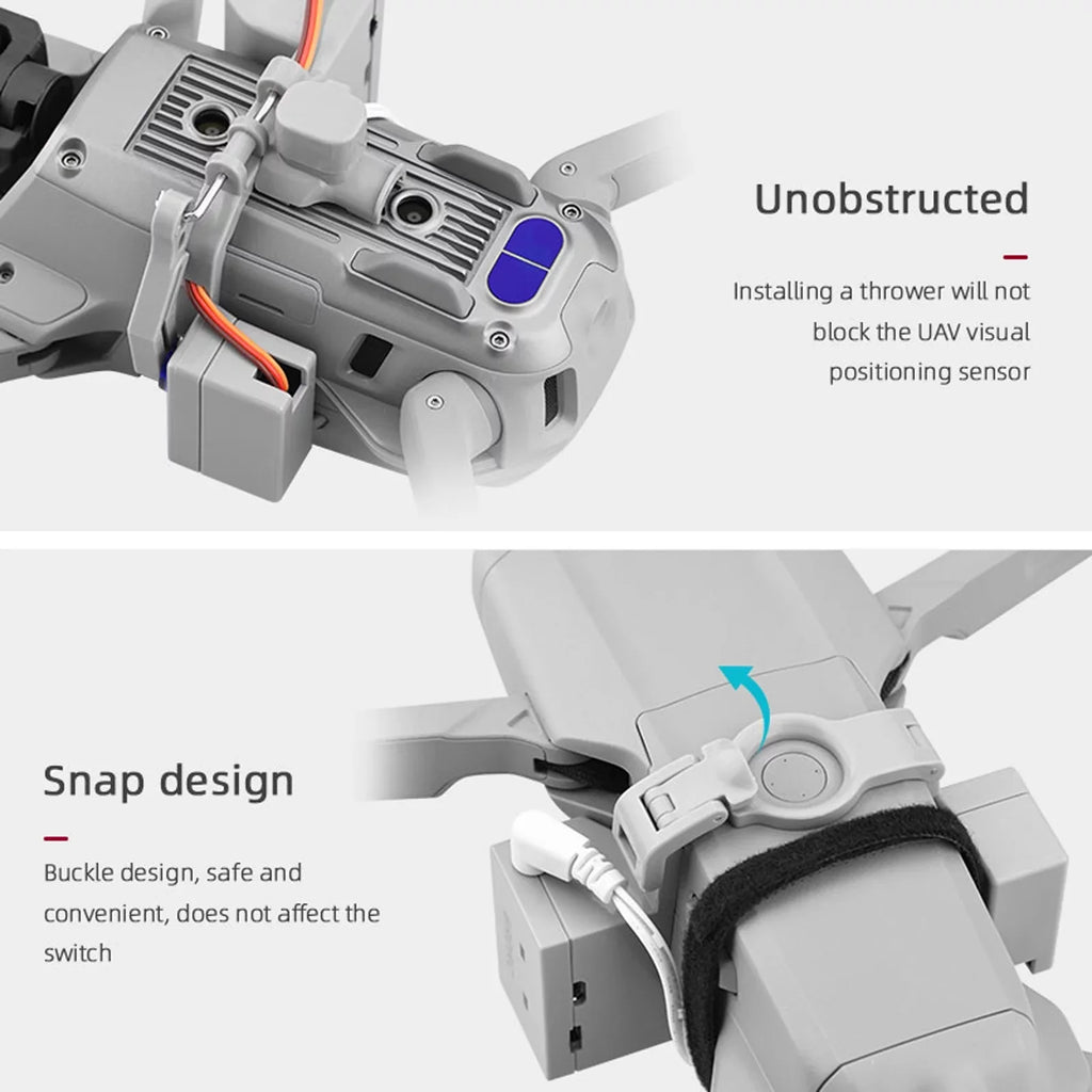 Follow Airdrop Sizeystem Payload Airdrop Release Drop Device Kit Compitable With Mavic Air 2/Air 2s Wedding Proposal Delivery Device