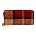 Kate Sizepade New York Morgan Museum Plaid Printed Zip Around Continental Wallet - Multicolor