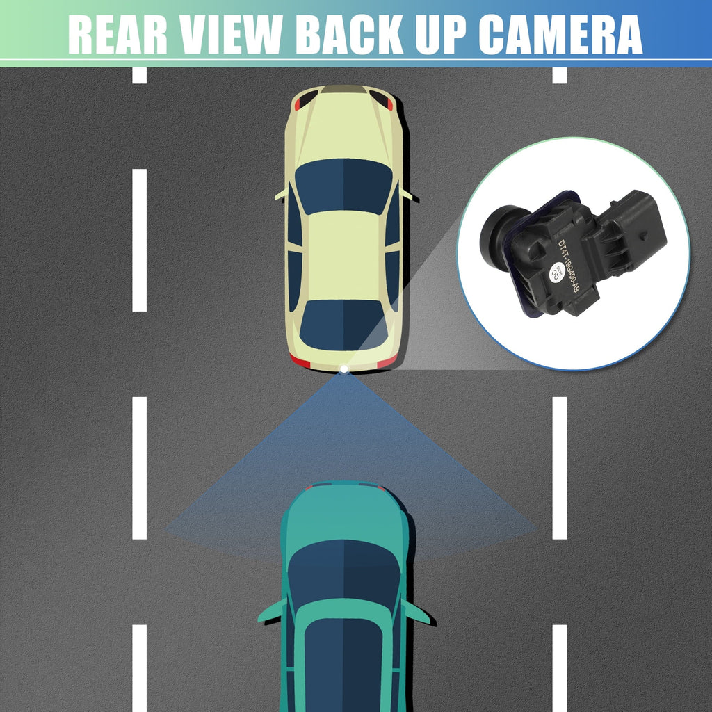 Unique Bargains BT4Z-19G490-A Car Rear View Backup Camera with Pry Bar for Ford Edge 11-14