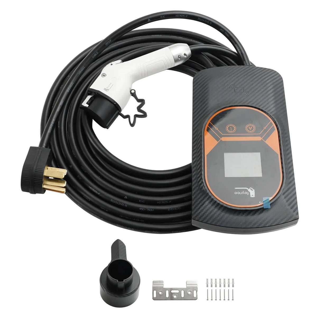 Electric Vehicle EV Charger 50Amp 240V 26FT Cable Charging Sizetation Level 2 APP