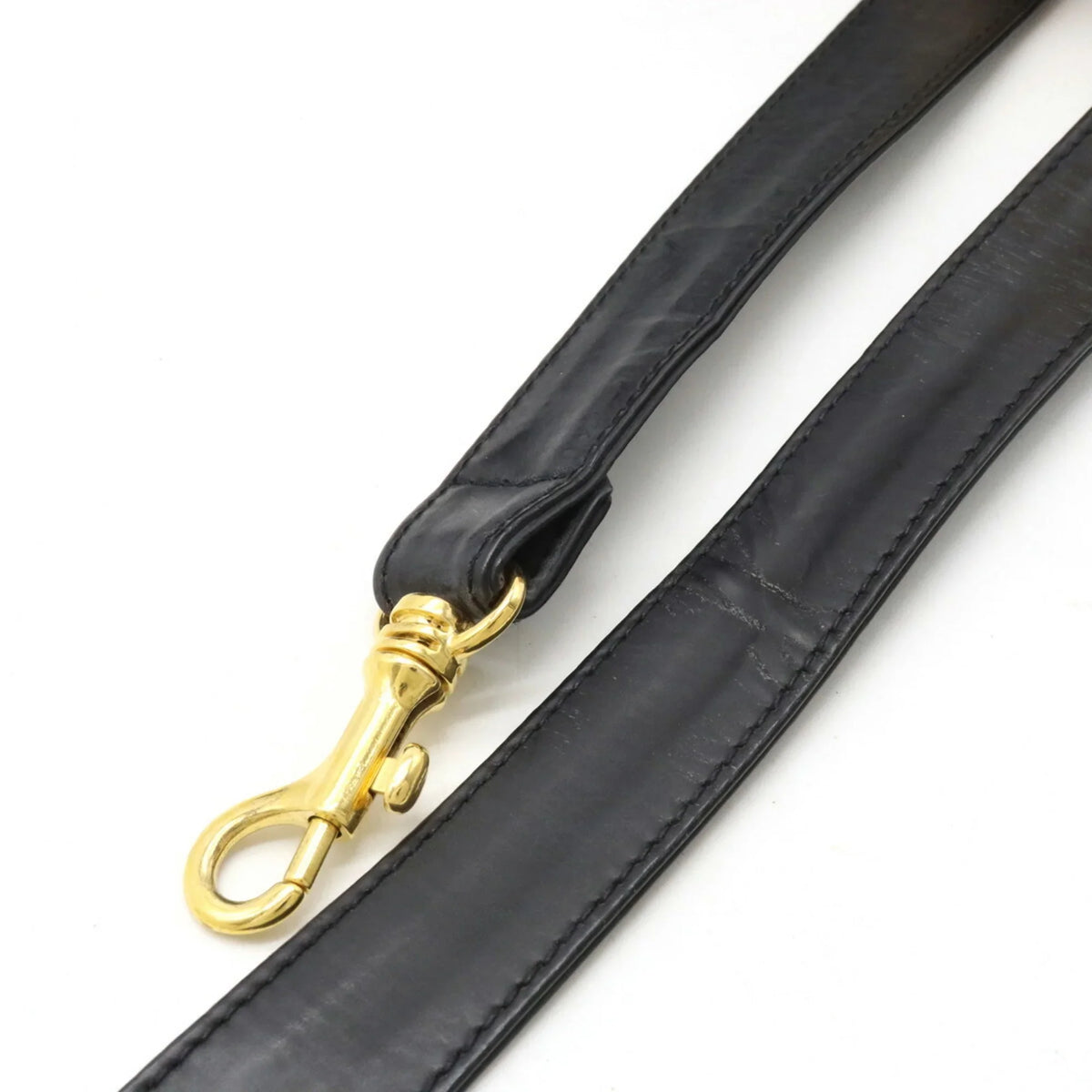 Pre-Owned CHANEL Chanel Matelasse Coco Mark Vanity Bag Handbag Sizehoulder Leather Black (Fair)