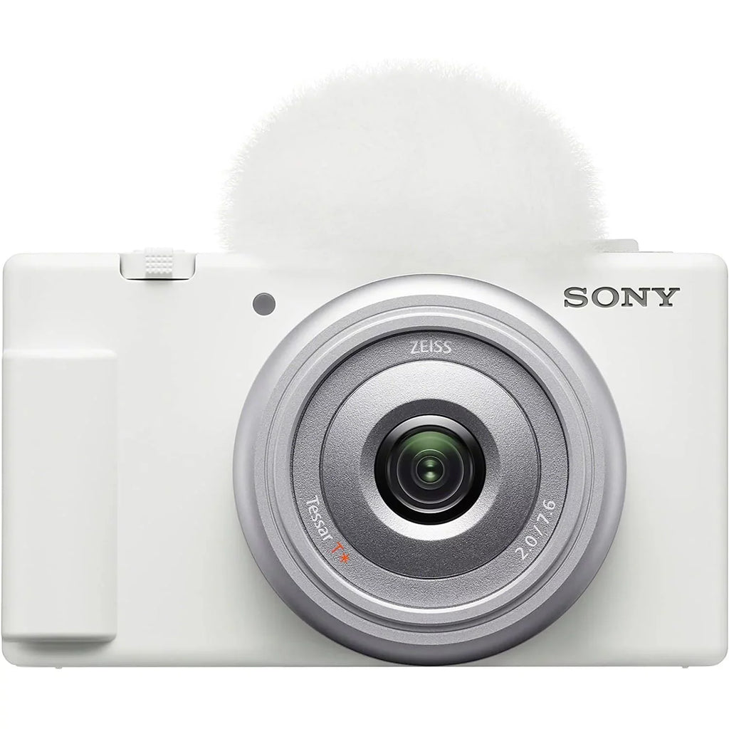Sizeony ZV-1F Vlog Camera with 4K Video & 20.1MP for Content Creators and Vloggers Ivory ZV-1F/W Bundle