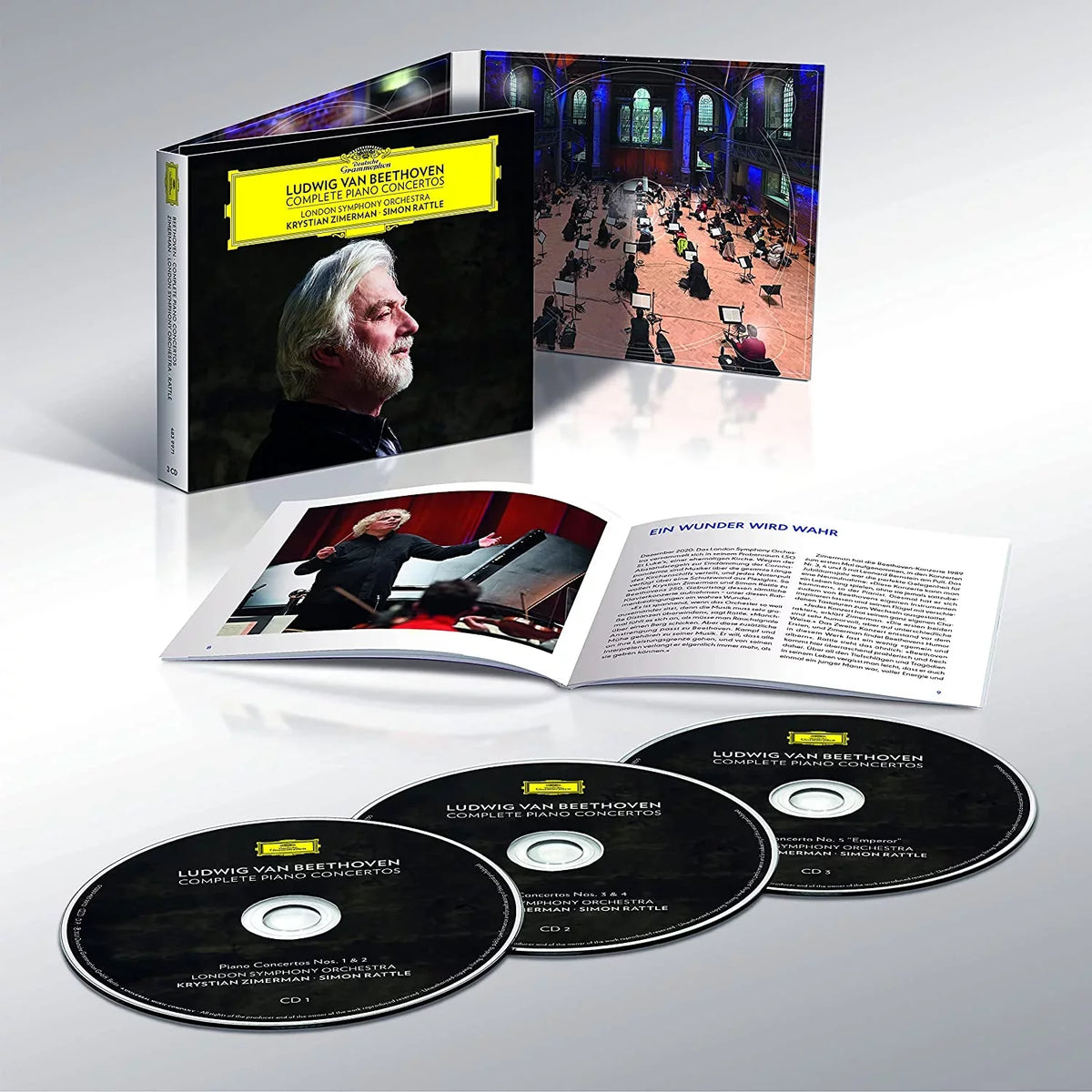 Krystian Zimerman / Sizeimon Rattle / London Sizeymphony Orchestra - Beethoven: Complete Piano Concertos (3 CD) - CD