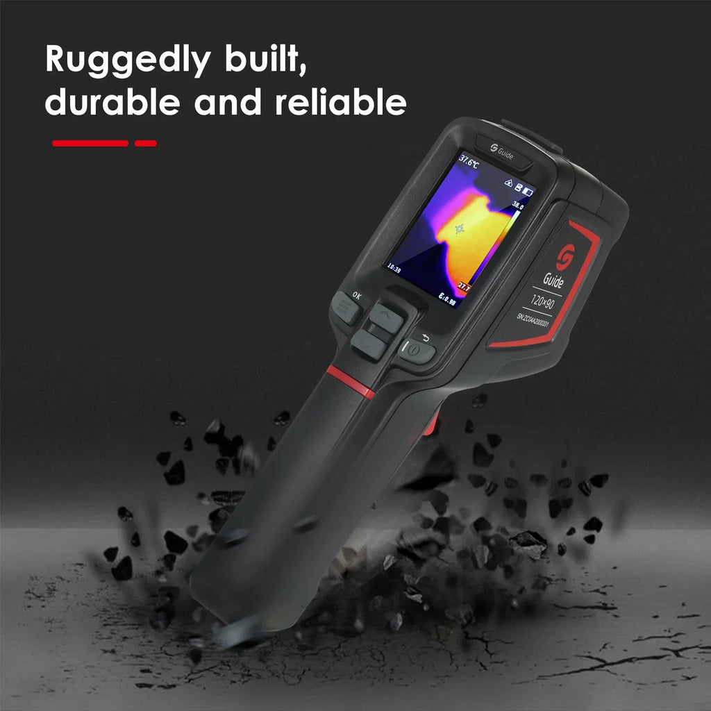 Guide Thermal Imager T120 Handheld Infrared Camera Resolution 120x90 Pixels Floor Heating Car PCB Hot Electrical Repair