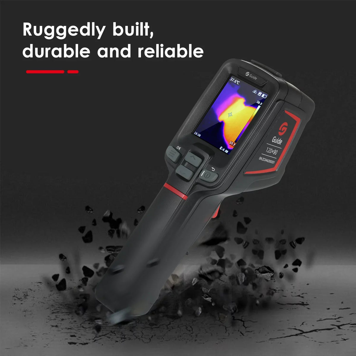Guide Thermal Imager T120 Handheld Infrared Camera Resolution 120x90 Pixels Floor Heating Car PCB Hot Electrical Repair