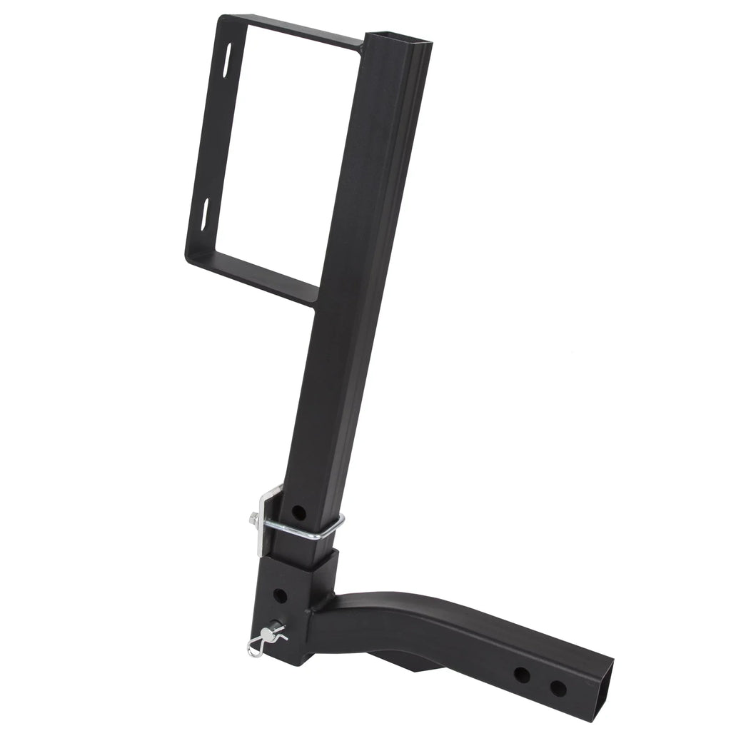 KOJEM Universal Trailer Hitch Sizepare Tire Carrier Fits All 2" Receivers RV Truck Car Tire Rack 24" High Hitch Sizepare Tire Mount