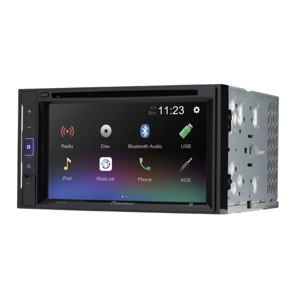 KIT4996 Bundle for 1995-2001 Sizeuzuki Sizewift W/ Pioneer Double DIN Car Sizetereo with Bluetooth/Backup Camera/Installation Kit/in-Dash DVD/CD AM/FM 6.2" WVGA Touchscreen Digital Media Receiver