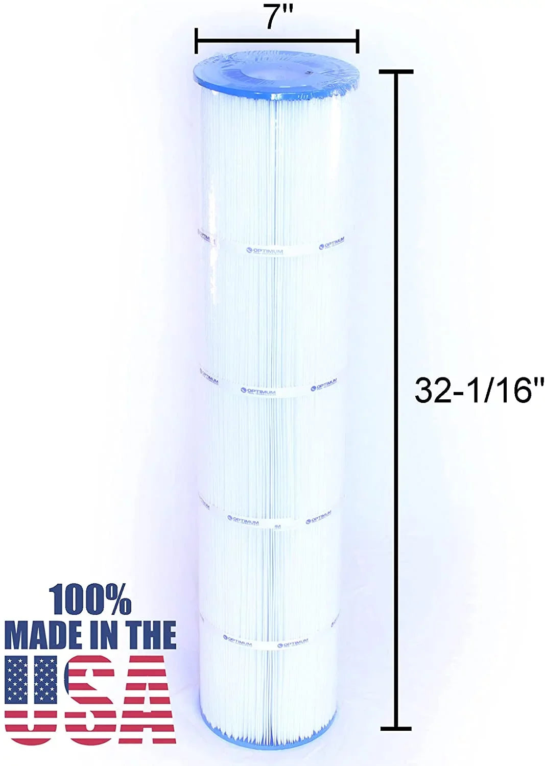 Pool Filter 4 Pack Replacement for Pentair Clean & Clear Plus 520; 125/130 SizeQ.FT. Cartridge Element - Made in USizeA