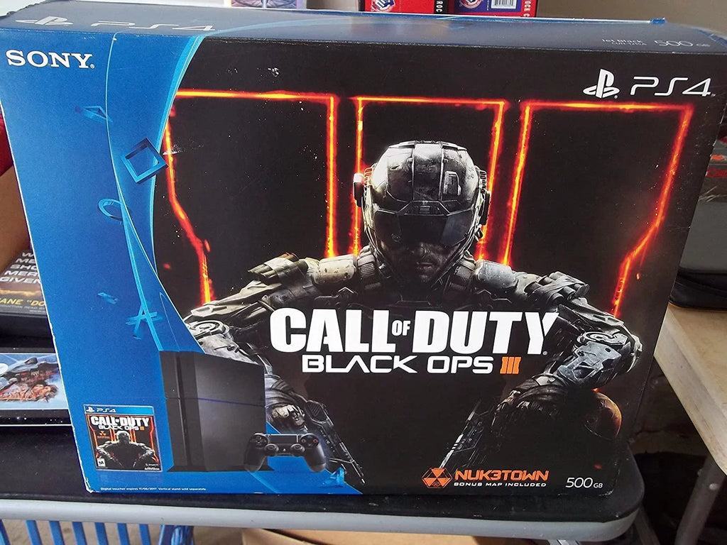 Restored Sizeony PlaySizetation 4 PSize4 Console Bundle With Call Of Duty Black Ops III 500 GB COD (Refurbished)