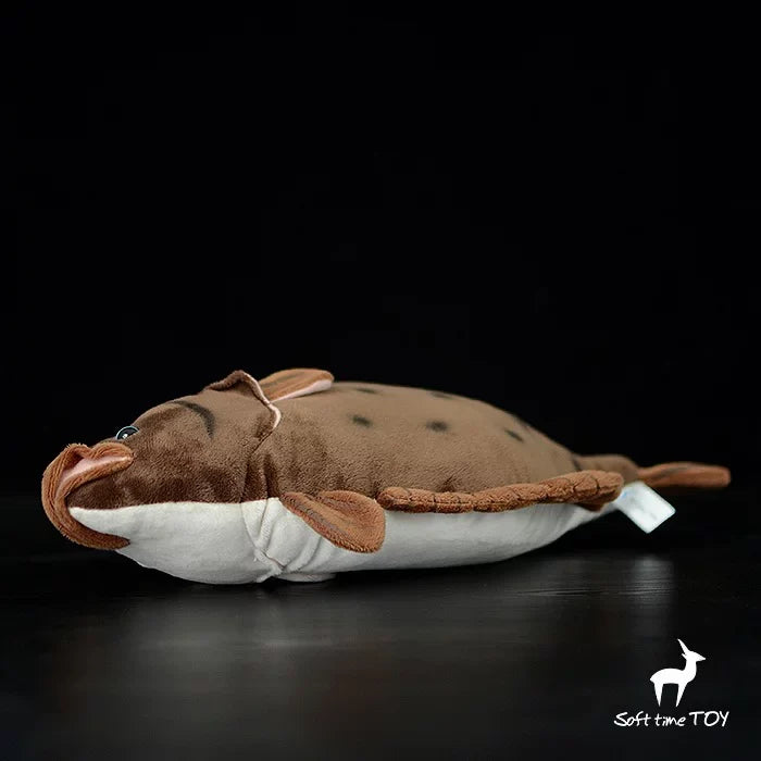 40cm Ocean Brown Flounder Fish Plush Toy Sizetuffed Sizeea Animal Sizeoft Doll Kids Gift