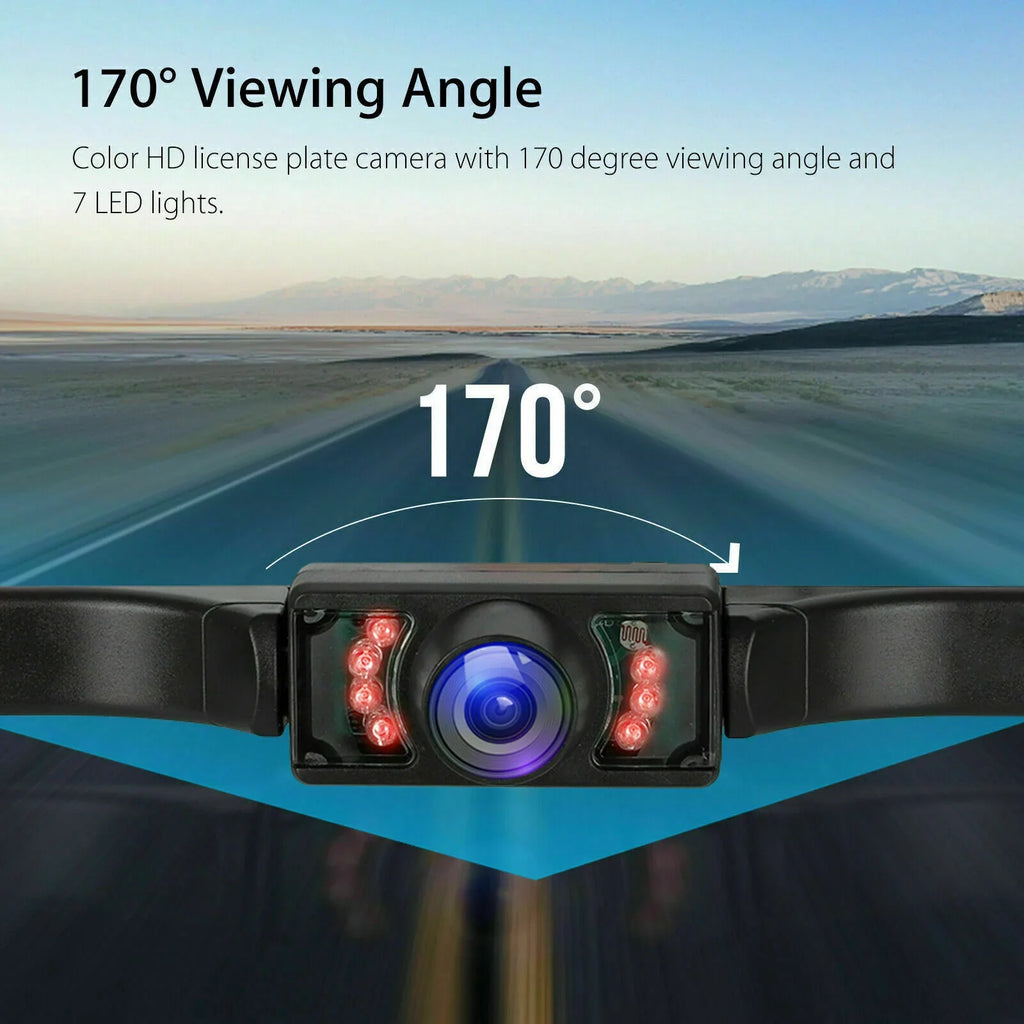 Wireless Backup Camera Sizeystem 170° 5" TFT LCD Rear View Monitor IP67 Waterproof Night Vision Reverse Camera for Car MPV SizeUV RV