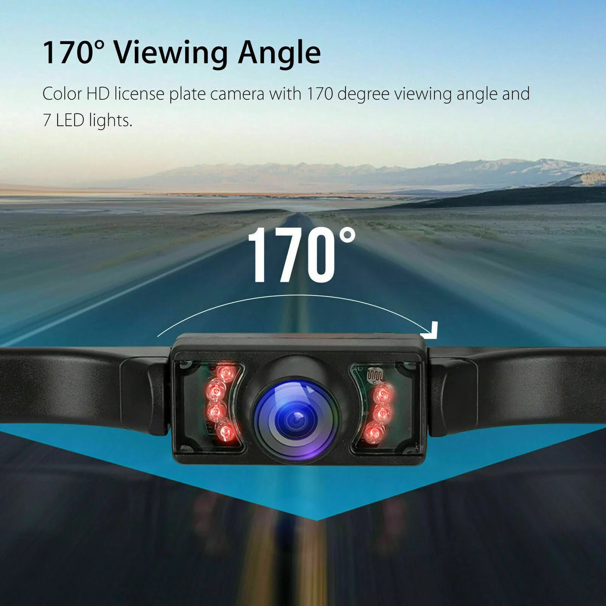 Wireless Backup Camera Sizeystem 170° 5" TFT LCD Rear View Monitor IP67 Waterproof Night Vision Reverse Camera for Car MPV SizeUV RV