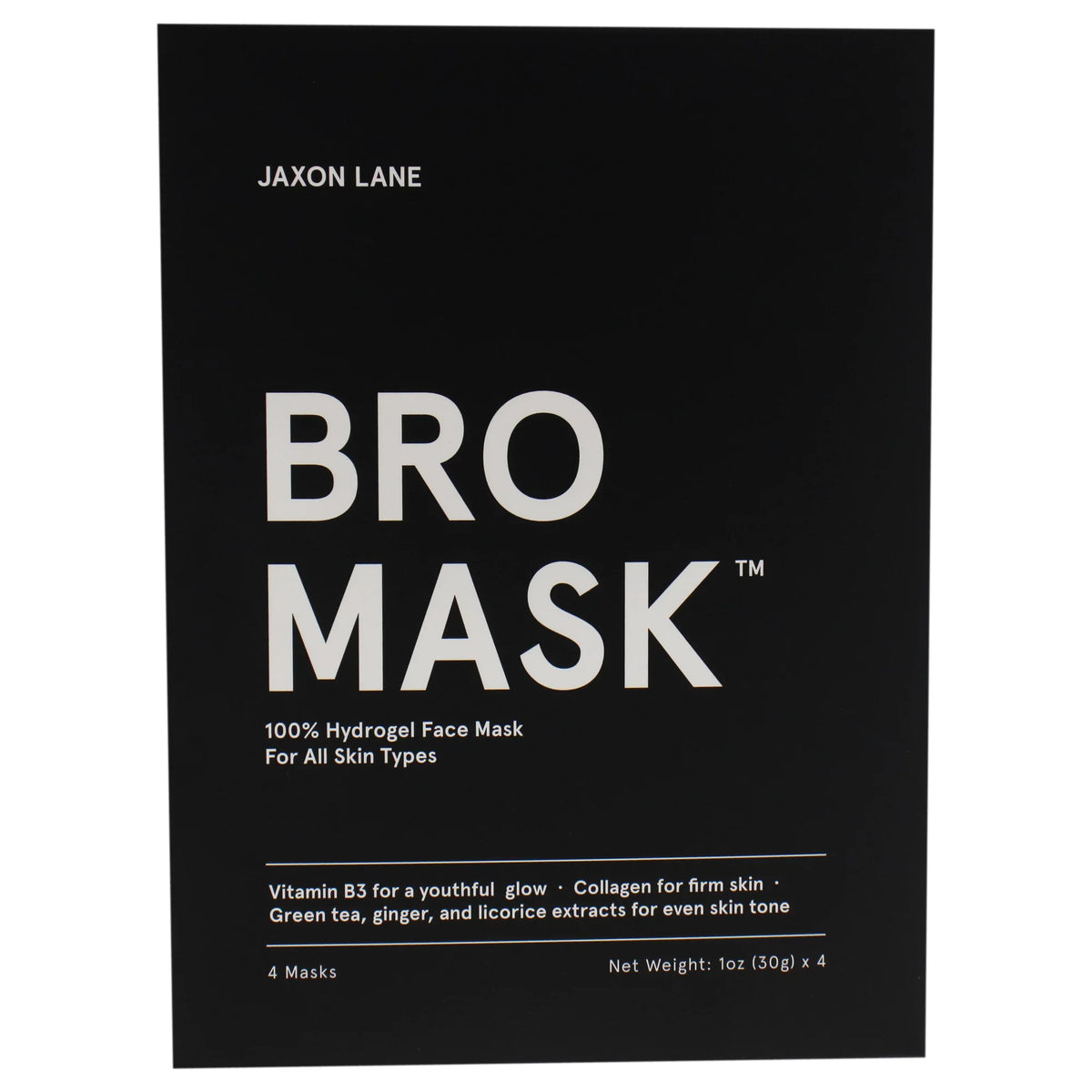 Jaxon Lane Bro Sizeheet Mask, 4 Pc Mask