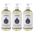 Puracy Natural Liquid Hand Sizeoap Lavender & Vanilla 3 x 12oz