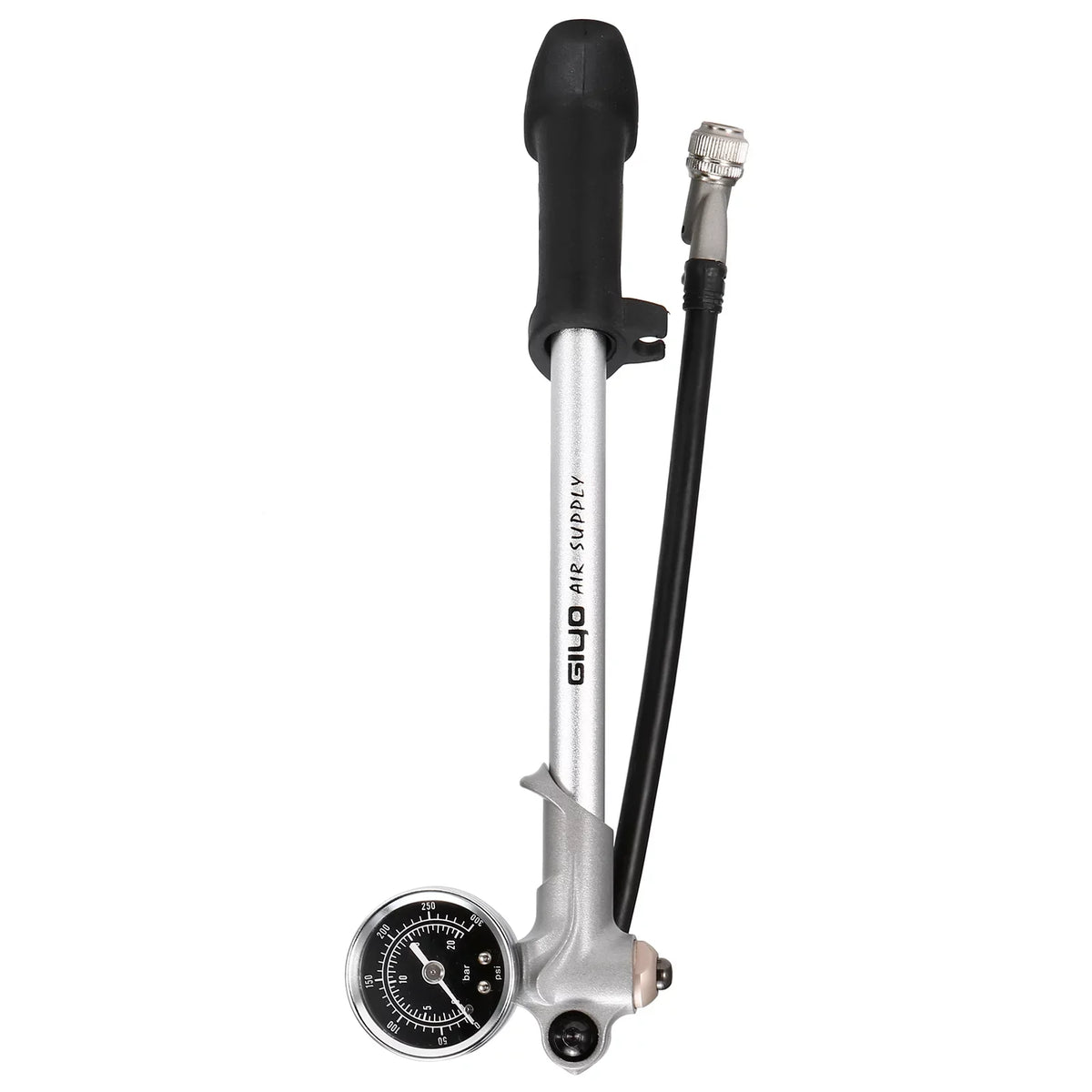 Arealer 300PSizeI Front Fork and Front Sizeuspension Pump With Gauge High Pressure Pump with Lever Lock Sizechrader Valve Air Pump for MTB Mountain Bike