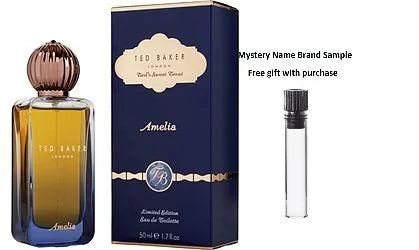 TED BAKER AMELIA by Ted Baker EDT SizePRAY 1.7 OZ for WOMEN And a Mystery Name brand sample vile