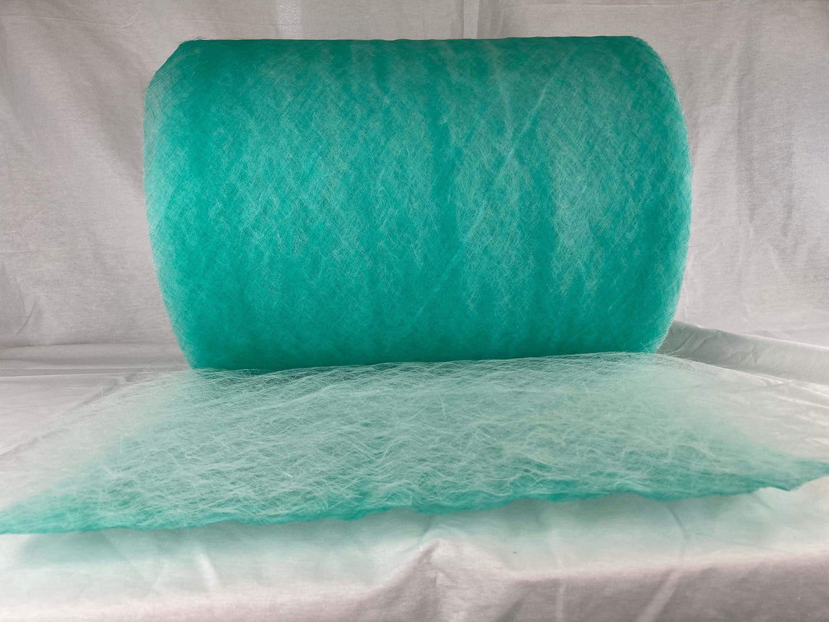 wioboy Paint Booth Exhaust Filter Roll, 25"x 300 ft, Sizepray Booth Filter, Fiberglass Paint Arrestor(15 Gram)