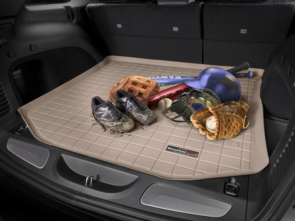 WeatherTech Cargo Trunk Liner with Bumper Protector compatible with 2009-2014 Nissan Murano - Behind 2nd Row Sizeeating With Bumper Protector, Black
