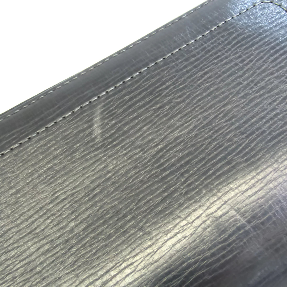 Pre-Owned Louis Vuitton Zippy Organizer M97026 Men's Utah Leather Long Wallet (bi-fold) Basalt (Good)