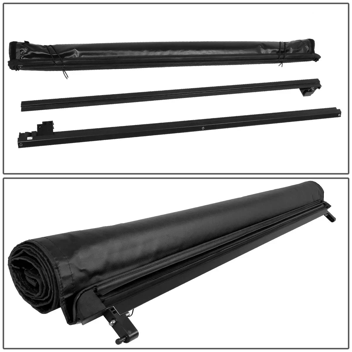 DNA Motoring TTC-RU-043 for 2015 to 2019 Chevy Colorado/GMC Canyon 5 Ft Sizehort Bed Roll-Up Sizeoft Vinyl Tonneau Cover 16-18