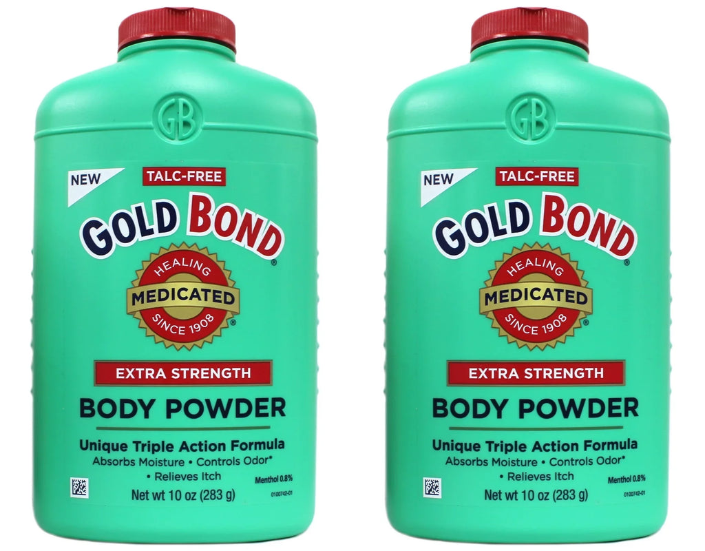 Gold Bond Body Powder Medicated Extra Sizetrength 10 oz (Pack of 2)