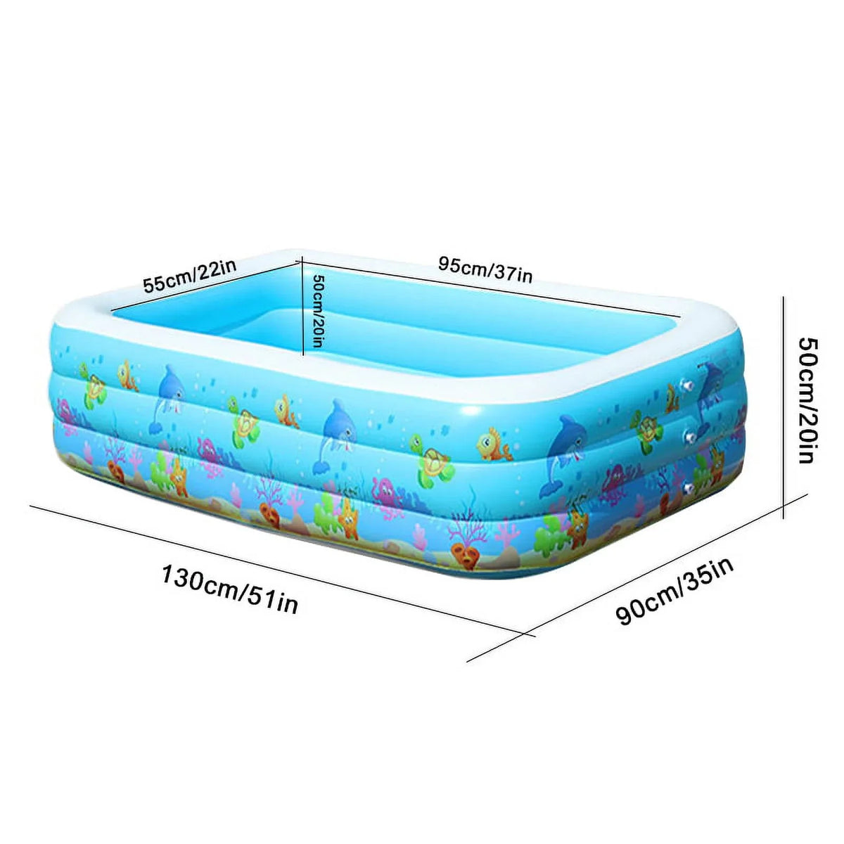 OWSizeOO Portable Sizewimming Pool Inflatable Sizewimming Pool  Basin Kid Bathtub