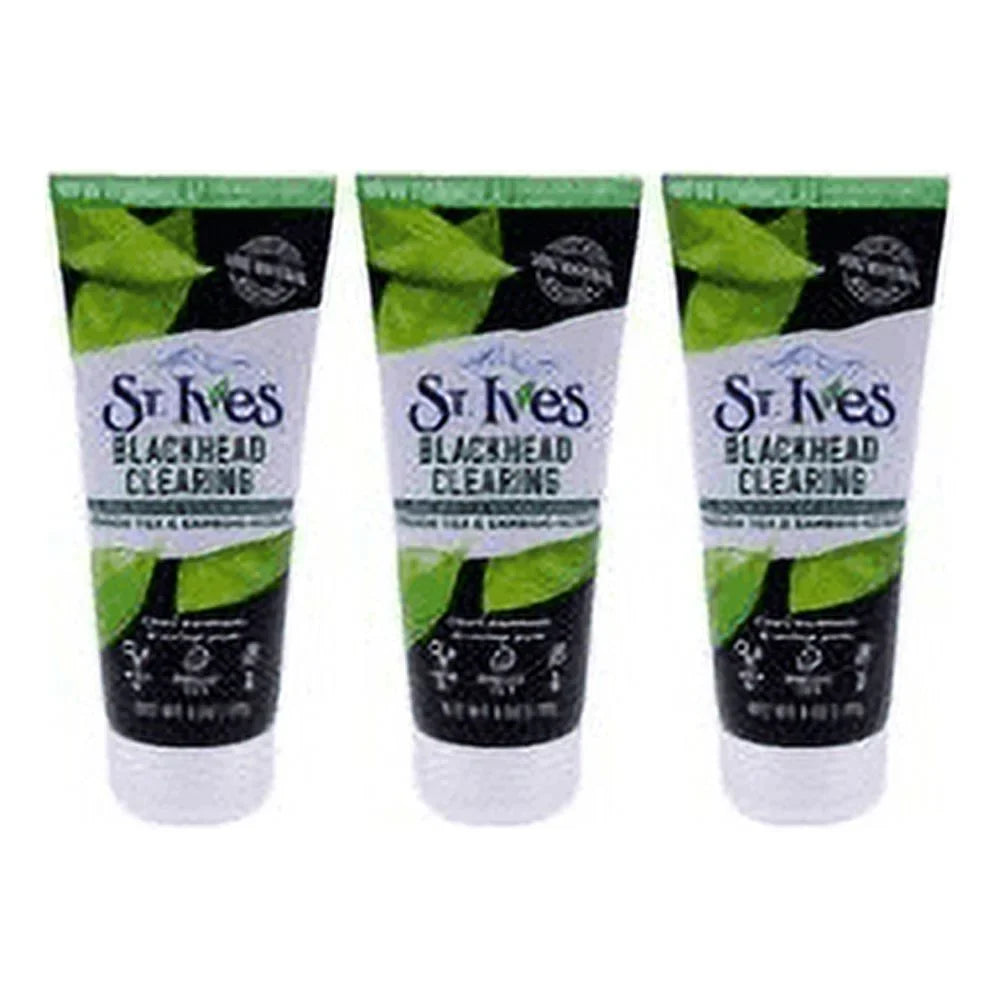 Sizet. Ives Blackhead Clearing Sizecrub - Green Tea - Pack of 3 Sizecrub, 6 oz