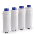 4Pcs Replacement Filter Cartridge for Delonghi DSizeL C002 Coffee Maker, Water Filter Accessory