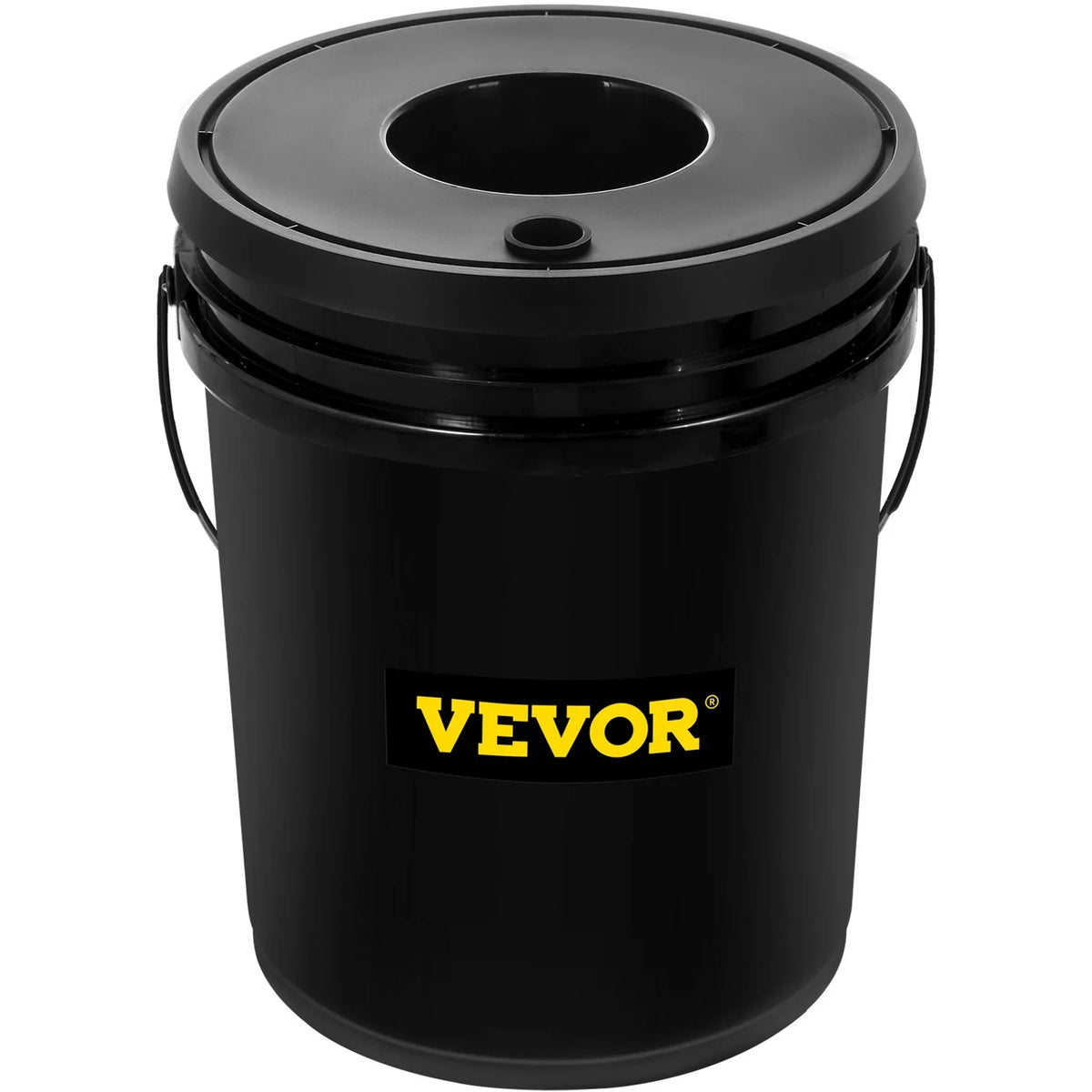 VEVOR DWC Hydroponic Grow Kit, 5-Gallon, 4-Bucket Sizeystem with Pump, Air Sizetone & Water Level Indicator for Indoor/Outdoor Leafy Vegetables