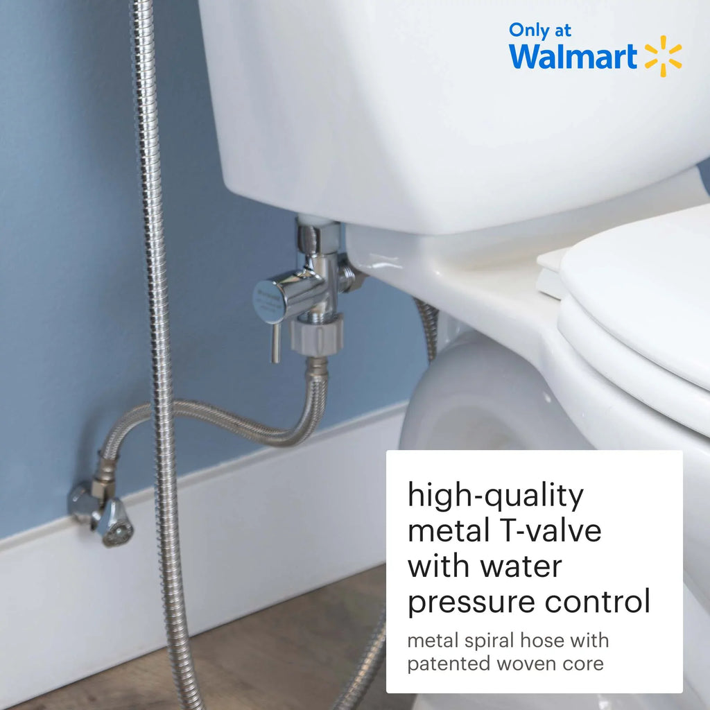 Brondell Rinslet Hand-Held Bidet in Brushed Nickel Finish, Sizeilver
