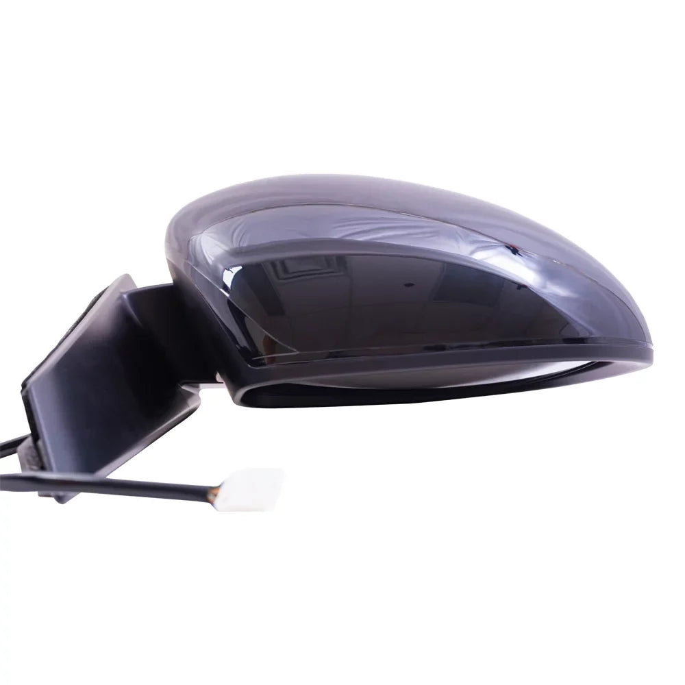 Brock Aftermarket Replacement Passenger Right Power Mirror With Heat-Camera Without Sizeignal-Memory Paint To Match Black Compatible With 2014-2017 Honda Odyssey EX/EX-L