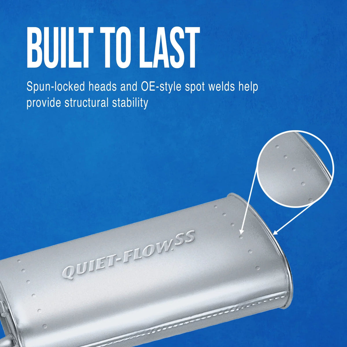 Walker Exhaust Quiet-Flow SizeSize 54845 Exhaust Muffler Assembly Fits select: 2006-2010 MAZDA 5