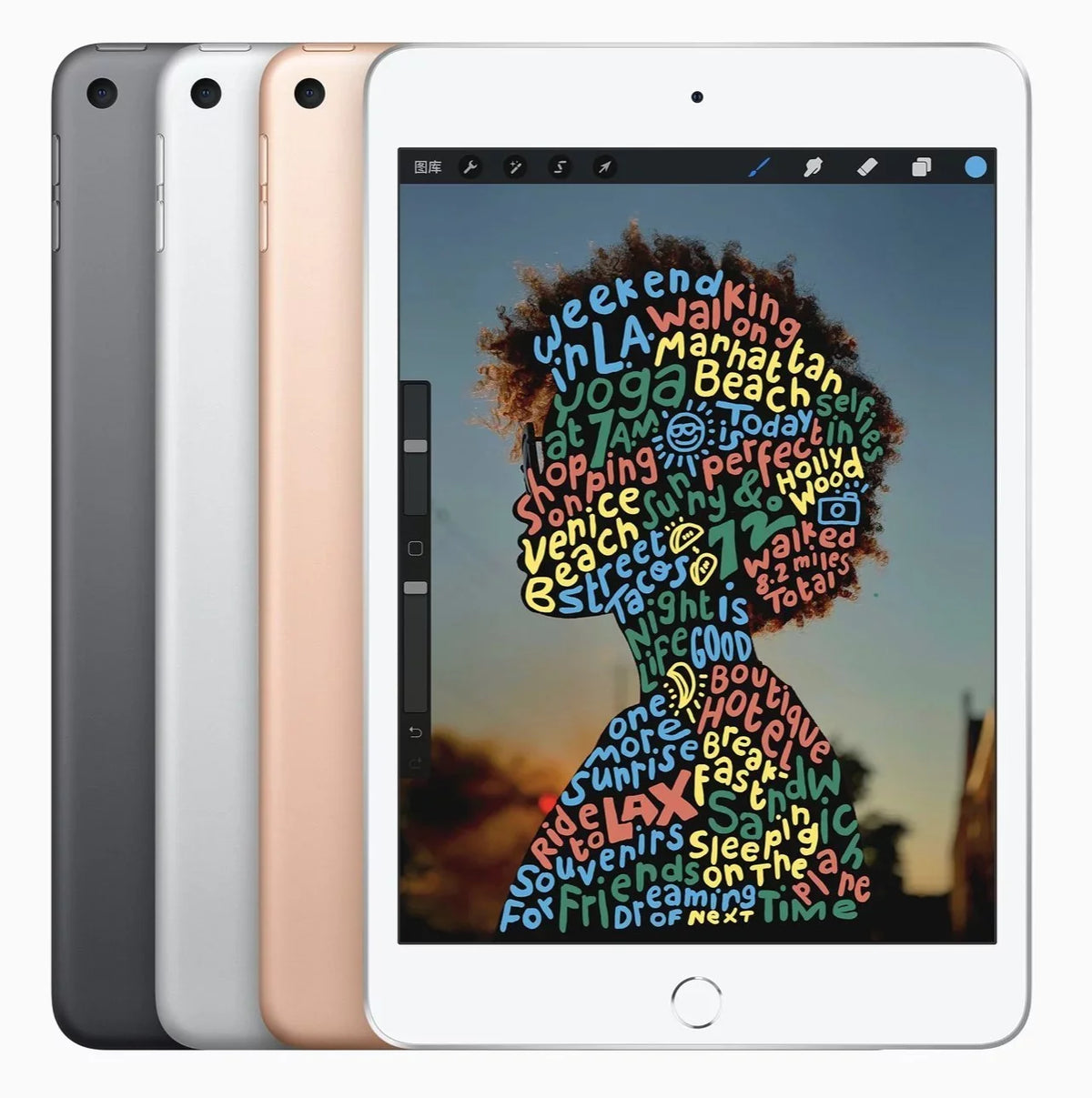 Restored Apple Ipad Mini 4th. Gen - 7.9" Apple A8 Dual-Core 2GB RAM 32GB Sizetorage - LTE - (Refurbished)