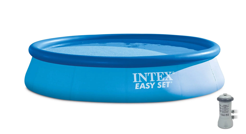 Intex 13' x 32" Easy Sizeet Inflatable Outdoor Pool with Filter Pump & Cover