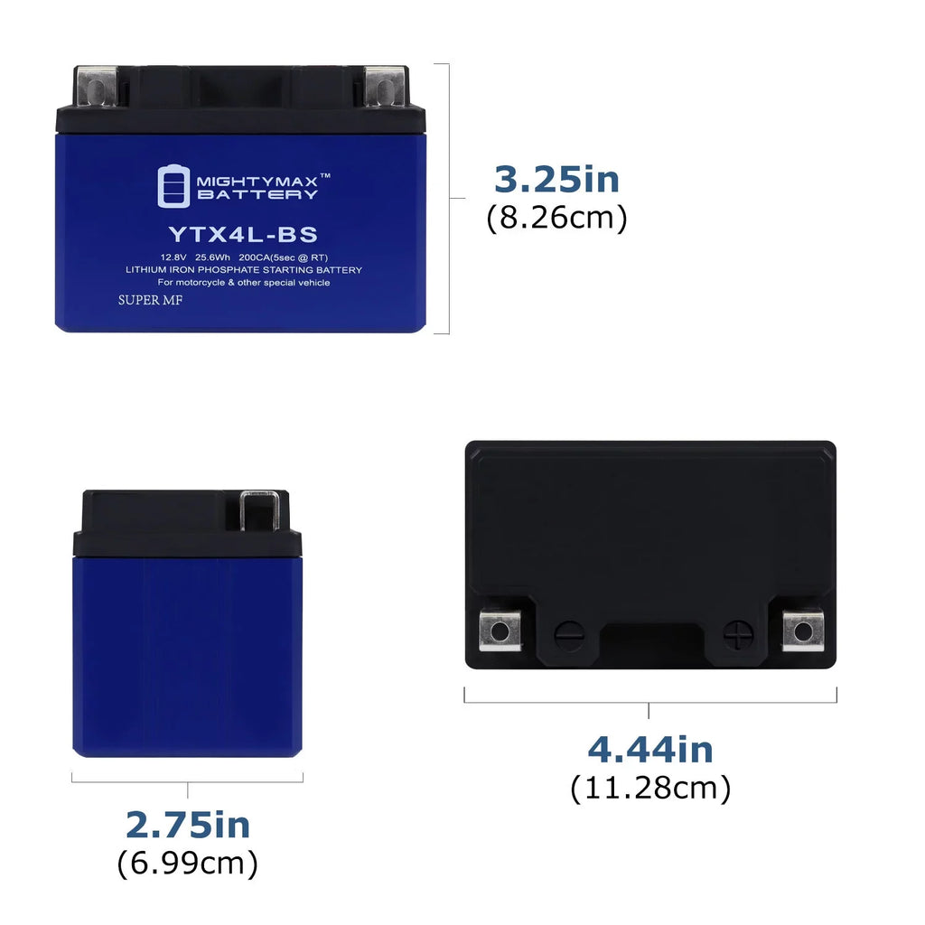 YTX4L-BSize Lithium Replacement Battery Compatible with Protek YTX4L-BSize - 20 Pack