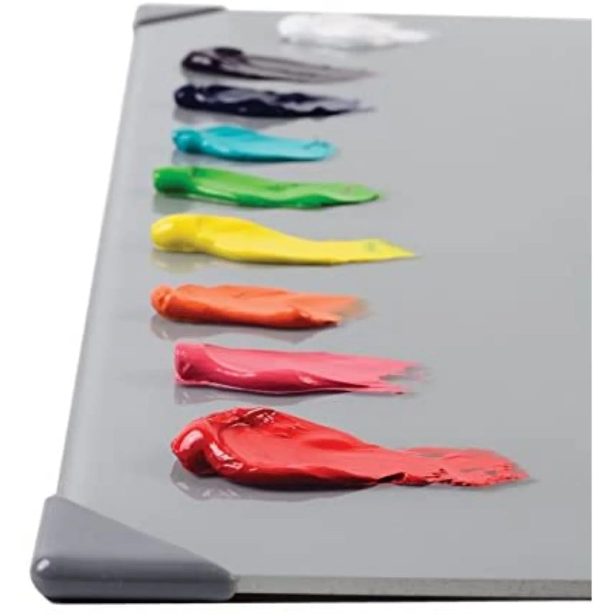 New Wave Posh Glass Tabletop Palette - 16" x 20", Gray