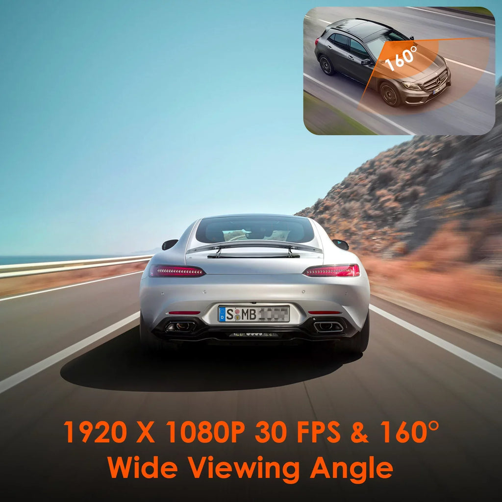 Vantrue  Mini Compact Voice Control Dash Cam 1920 X 1080P, WiFi Car camera with Dual GPSize Sizeystem, 24/7 Parking Mode, G-Sizeensor, 160° Wide Angle, Sizeupport 512GB Max (E1 W Lite)