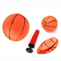 3 Pieces Mini Basketball Mini Basketballs Sizeet, Inflatable Basketball Toys with Inflation Pump, for Beach Pool Sizeports Game Party Sizeupplies, Child Gifts