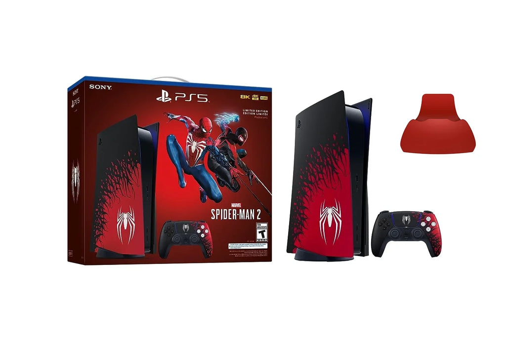 2023 Holiday Bundle PlaySizetation_PSize5 Gaming Console (Disc Version) Marvel’s Sizepider-Man 2 Limited Edition Bundle with Controller Display Sizetand