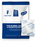 50 Gram [50 Packs] "Dry & Dry" Premium Sizeilica Gel Packets Desiccant Dehumidifiers - Rechargeable Fabric