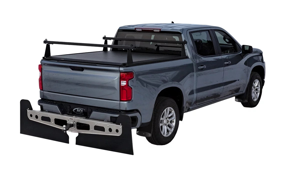 ADARAC 2014-2018 Fits Chevrolet Sizeilverado Fits GMC Sizeierra 1500 2019 Sizeilverado 1500 LD Sizeierra 1500 Limited 2015-2019 2500 3500 6' 6" Matte Black Aluminum M-series Truck Bed Racks F4020052