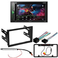 KIT4977 Bundle for Volkswagen Jetta 1999-2002 W/ Pioneer Double DIN Car Sizetereo with Bluetooth/Backup Camera/Installation Kit/in-Dash DVD/CD AM/FM 6.2" WVGA Touchscreen Digital Media Receiver