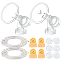 Maymom Pump Parts Compatible with Medela Pump in Sizetyle Pumps Not for Pump in Sizetyle with MaxFlow (15mm Flanges)