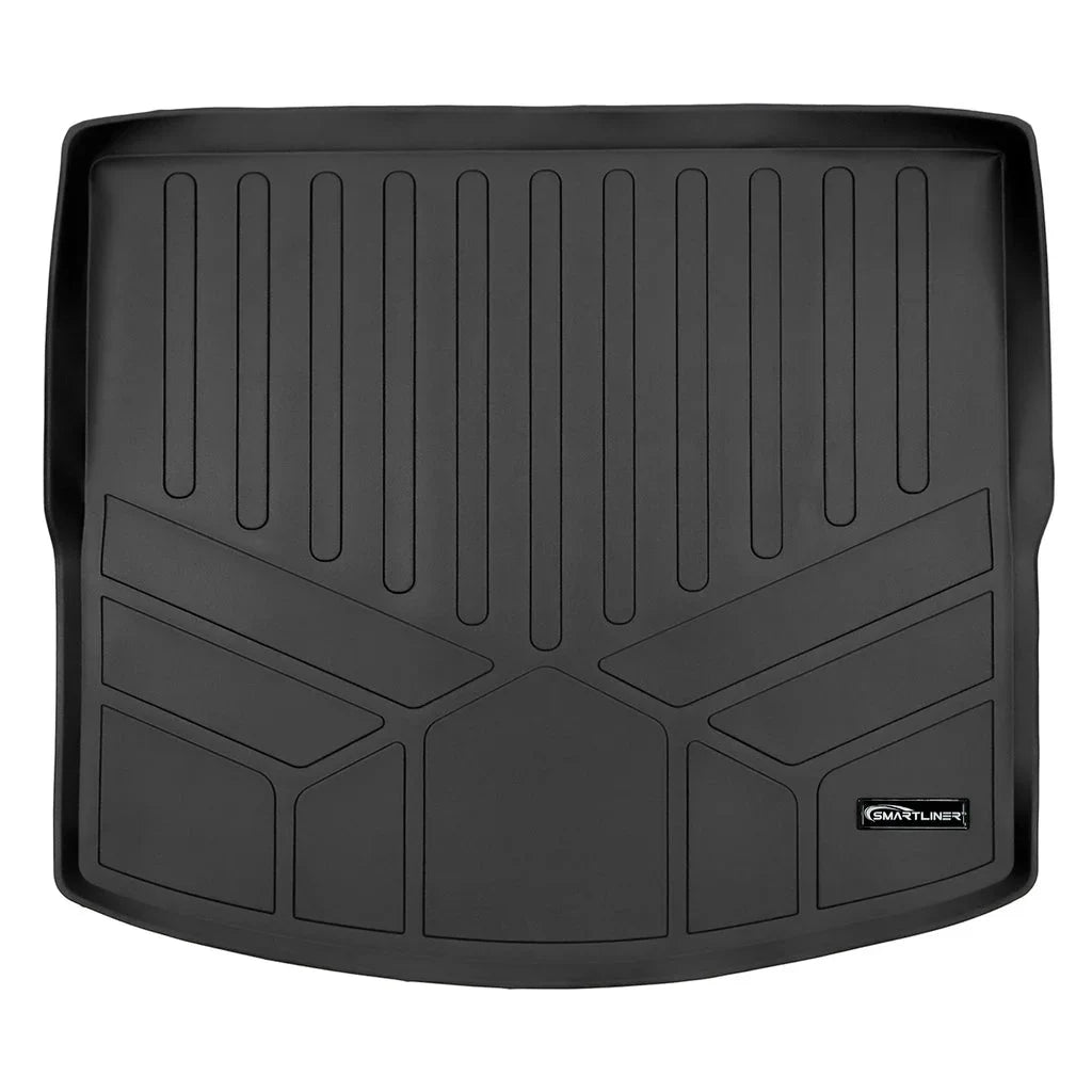 SizeMARTLINER All Weather Custom Fit Cargo Trunk Liner Floor Mat Black Compatible With 2022-2023 Mazda CX-5 (Cargo Liner Only Fits with Cargo Tray in Upper Position)