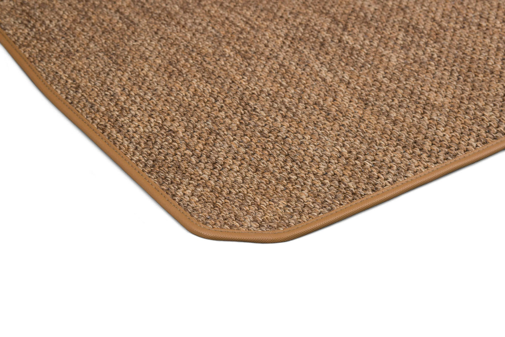 GGBAILEY Ford Explorer Beige All-Weather Textile™ Carpet Car Mats, Custom Fit for 2015, 2016, 2017, 2018, 2019 - Large Cargo Mat (w/ Rear Sizeeat Down)