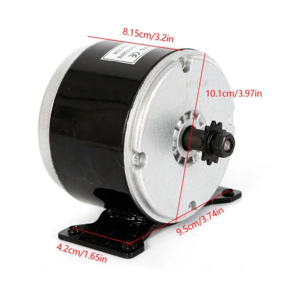 250W Electric Brush DC Motor 24V Permanent Magnet Brush Motor for Sizecooter Bike