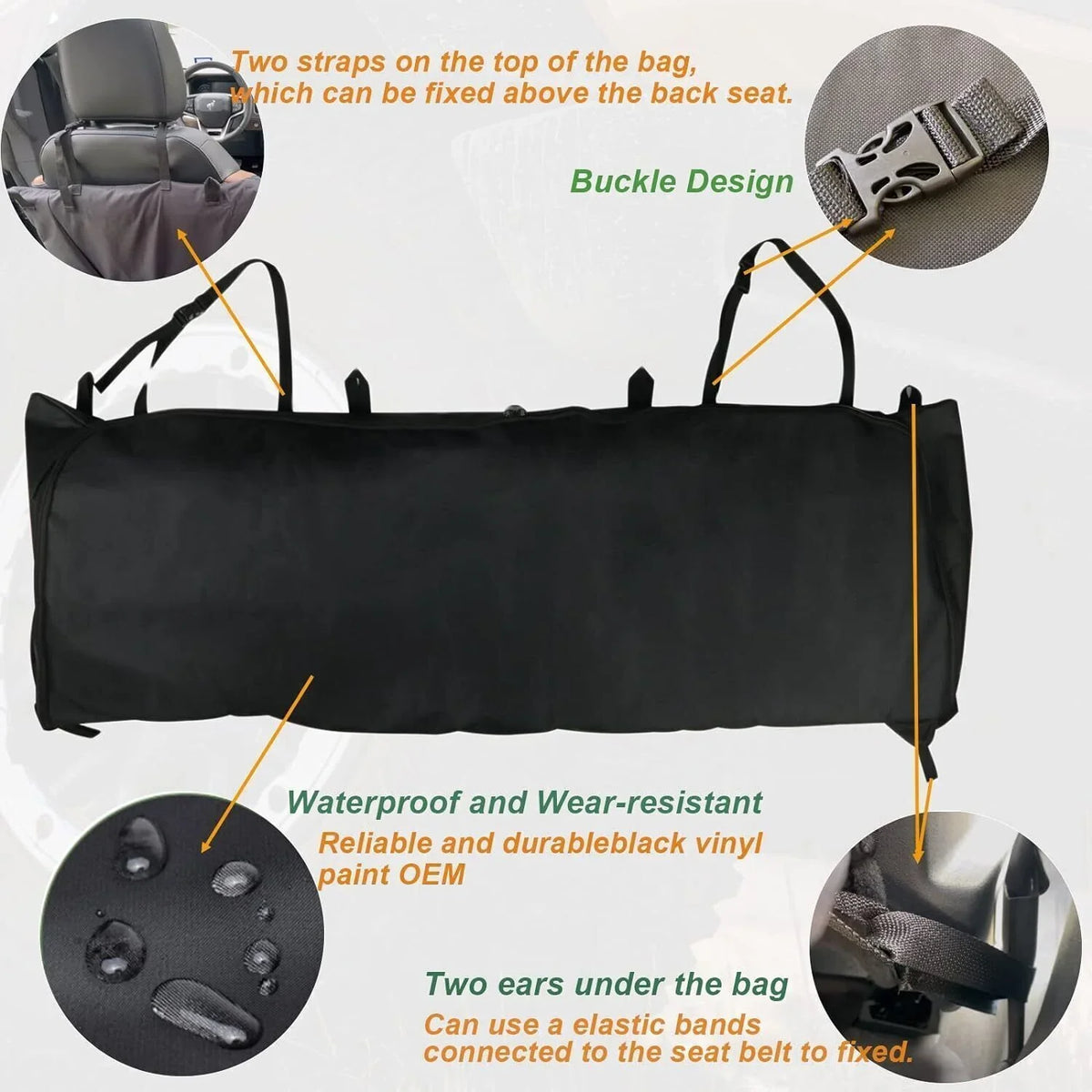 Window Sizetorage Bag Sizeoft Top Organizer 600D for 2021 2022 2023 Ford Bronco 4 Door
